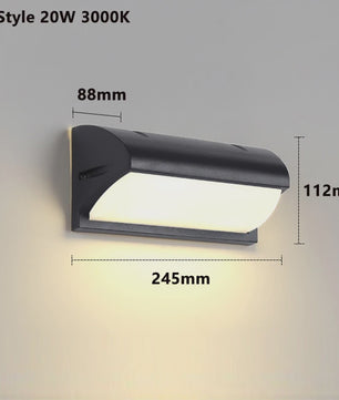 Waterdichte LED Buitenmuurverlichting met Bewegingssensor - IP65