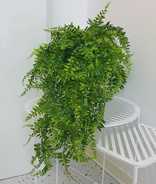4x Kunst Hangplanten - Nep Boston Varens voor Buiten en Binnen Decoratie