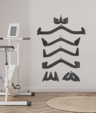 7-delige Set Trainingsstangen voor Krachttraining - Heavy Duty 300kg Belastbaar