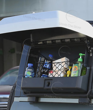 Opbergbox voor Land Rover Defender 110 - Dakmontage met slot