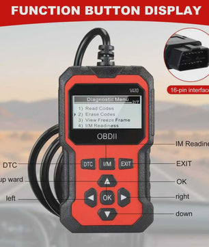 V410 OBD2 Scanner Auto Diagnose Tool - Motor, ABS, Olie Reset & Meer