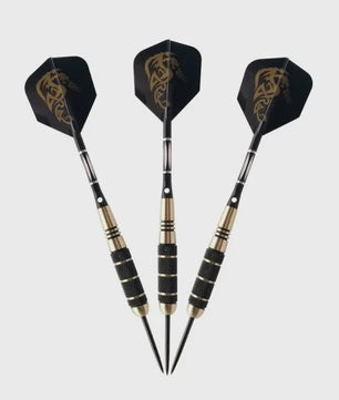 Set van 3 Professionele Soft Darts (18g) met Messing Barrels, Zwarte Kleur en Accessoires