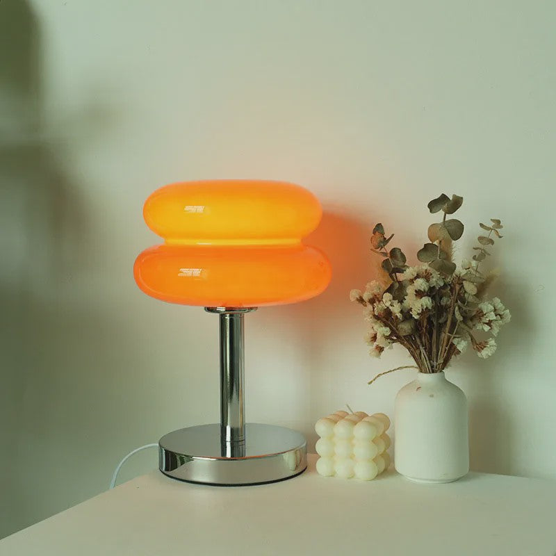 Macaron Glazen Tafellamp - Sfeervolle Verlichting met Trichromatische Dimming
