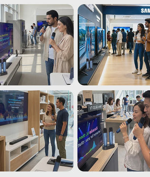 Puremic Draadloze Karaoke Microfoon voor Samsung TV