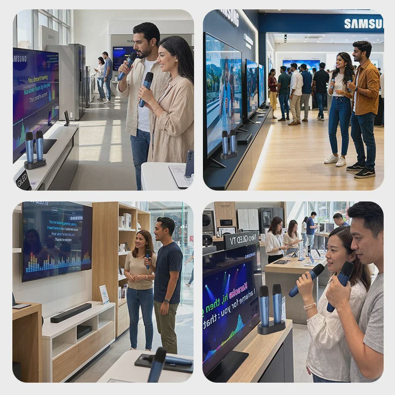 Puremic Draadloze Karaoke Microfoon voor Samsung TV