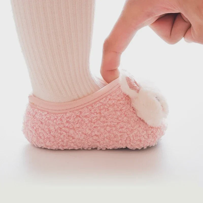 Schattige Konijn Pluche Slofjes voor Kinderen - Zacht & Antislip Binnenshuis