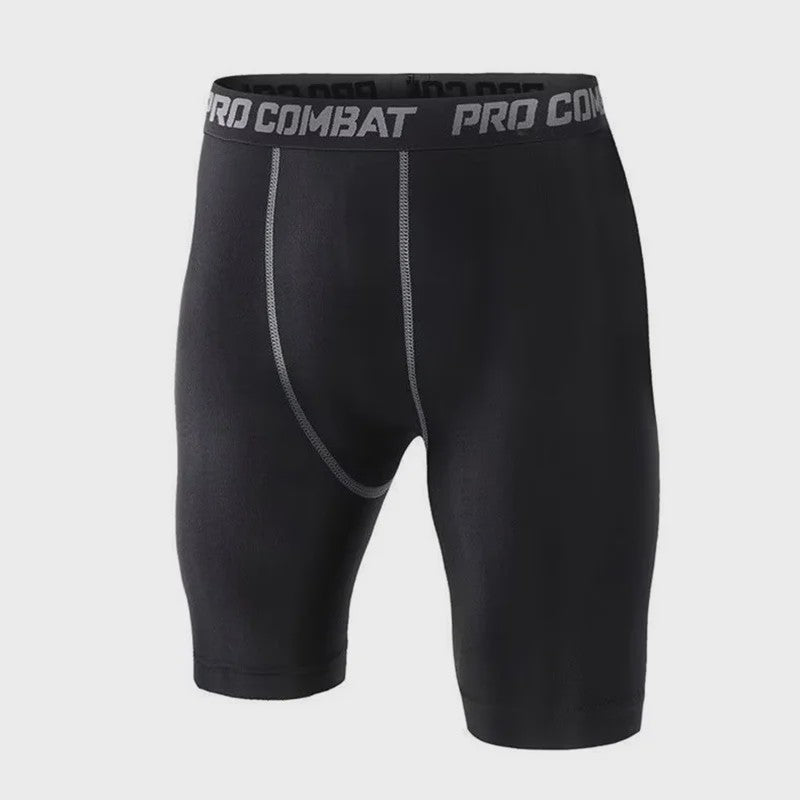 Heren Compressie Sportlegging Shorts - Sneldrogend & Stretch voor Fitness, Hardlopen, Basketbal Training