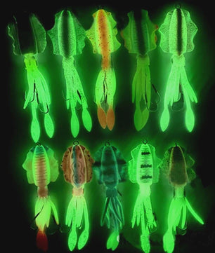 Zachte Inktvis Kunstaas 60g Luminous UV - Diepzee Vissen Trolling Lure