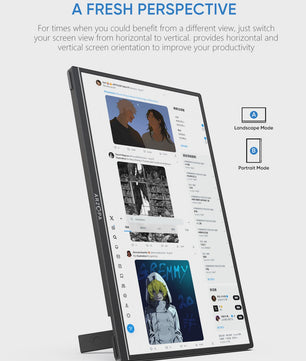 ARZOPA 14" FHD 1080P Draagbare Monitor - IPS Scherm met USB-C & HDMI