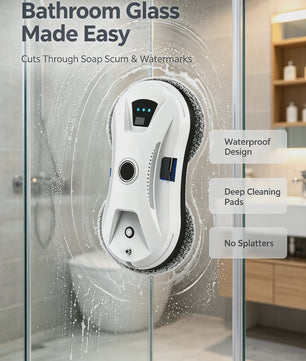 Intelligente Ramenwisser Robot met Krachtige 5600PA Zuigkracht - Automatisch, Anti-Drop, Afstandsbediend