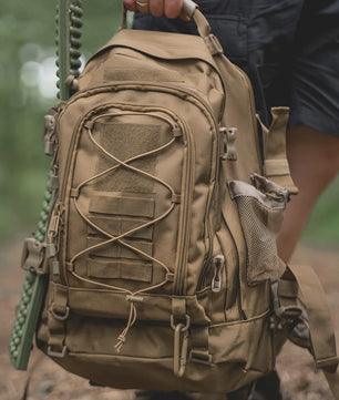 Robuuste Tactische Rugzak 65L - Outdoor, Hiking & Camping - Militaire Stijl