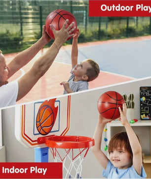 Verstelbare Peuter Basketbal Arcade Set met 4 Ballen - Leuk Cadeau voor Kinderen