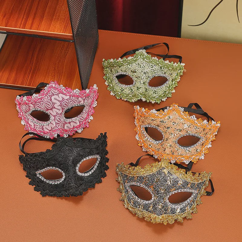 Luxe Venetiaans Masker - Half Gezicht Feest & Festival Accessoire