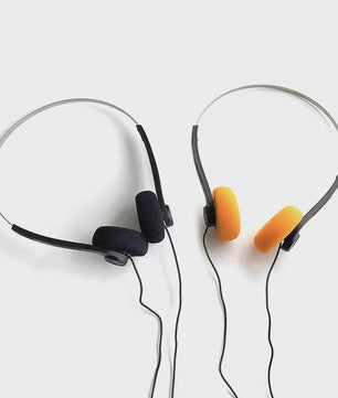 Retro 3.5mm Bedrade Koptelefoon - Universeel, Noise Cancelling, Lichtgewicht voor Muziek & Sport