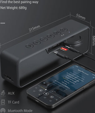 BlitzWolf BW-WA4 Draagbare Bluetooth Speaker - 30W Krachtig Geluid, TWS Stereo & IPX6 Waterdicht