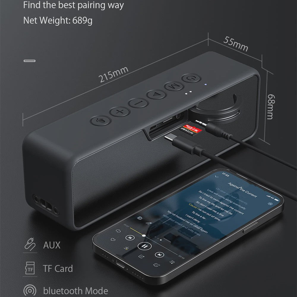 BlitzWolf BW-WA4 Draagbare Bluetooth Speaker - 30W Krachtig Geluid, TWS Stereo & IPX6 Waterdicht