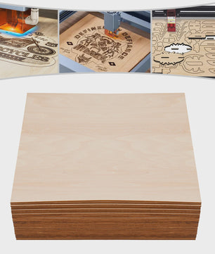 30x Houtplaten Basswood 3mm Dik - DIY & Decoratie (30x30cm/40x40cm)