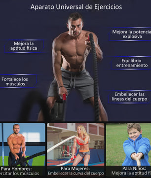 HOMCOM Battle Rope Battle Rope exercise Fitness training Crossfit 38mm length 9m Ultra resistant polyester