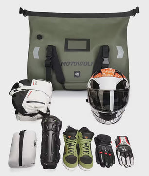 Waterdichte Motorfiets Bagagedragertas - 20/40/66L - Outdoor & Reis