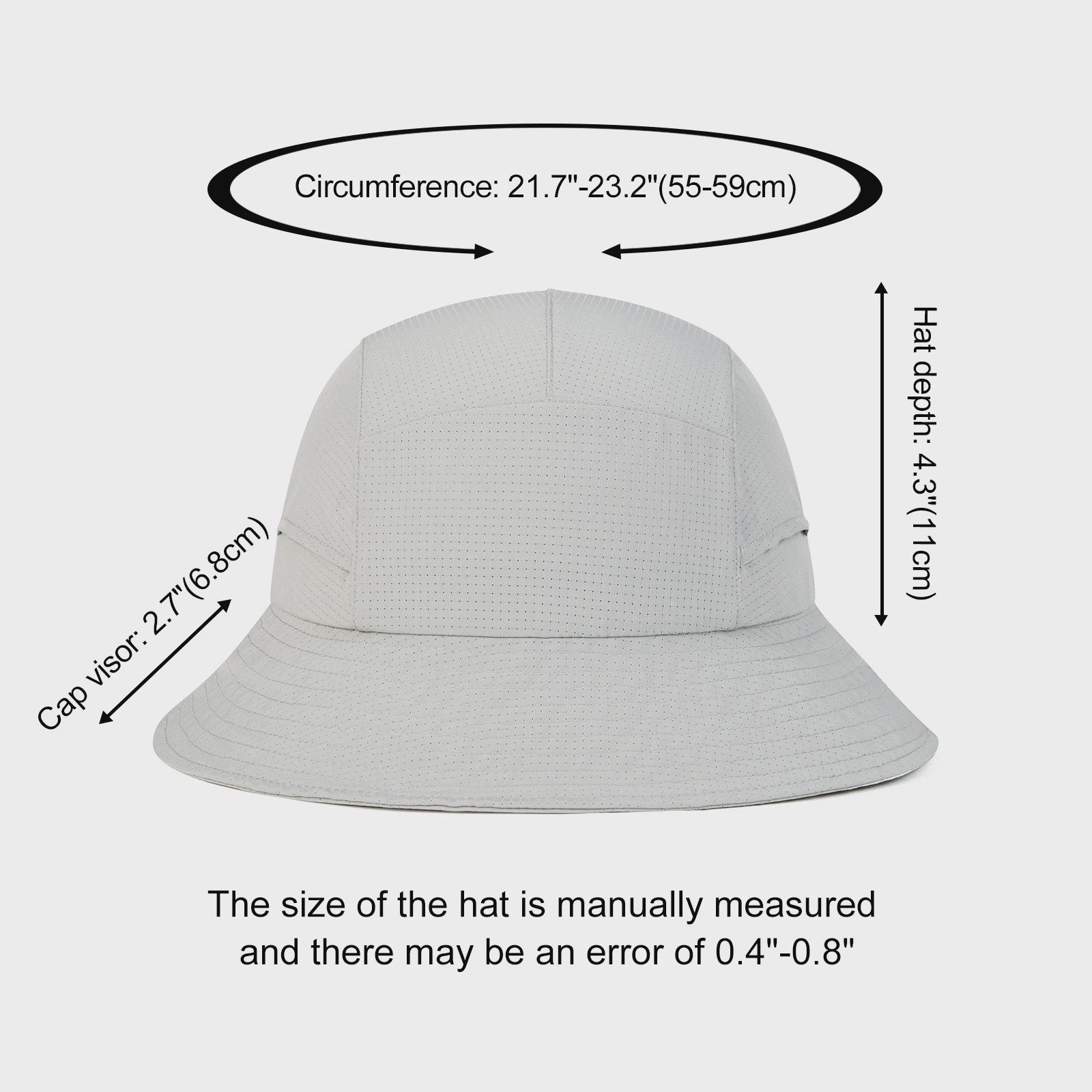 Unisex Bucket Hat - Opvouwbare Zonnehoed voor Alle Seizoenen