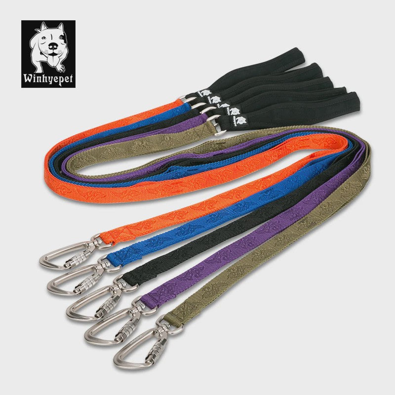 TRUELOVE Hondenlijn Nylon met Karabijnhaak - Sterk, Comfortabel & Veilig voor Reizen