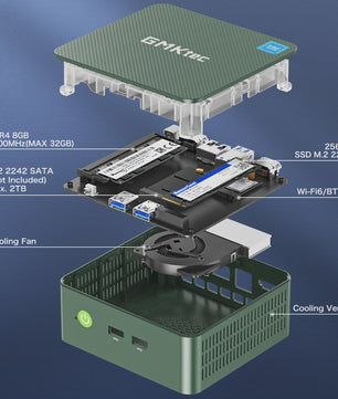 GMKtec G3 Mini PC: Krachtige Desktop met Intel N100, 16GB RAM, 512GB SSD & Windows 11 Pro