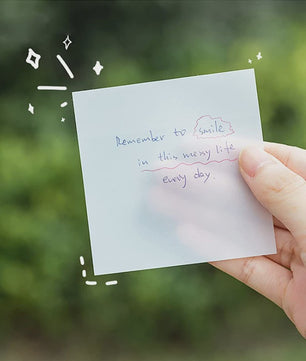Creatieve Transparante PET Sticky Notes - Waterdicht & Herbruikbaar (50 Vel)