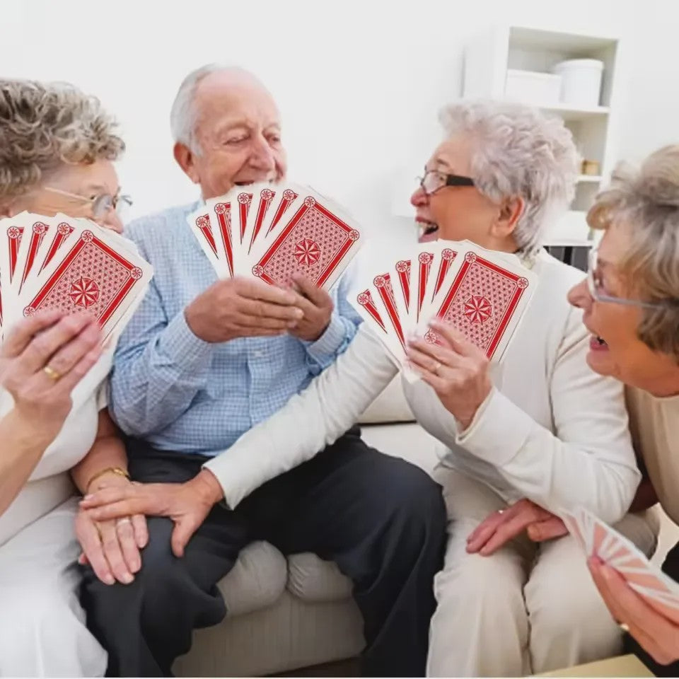 Super Jumbo Speelkaarten - Dubbel Zo Groot - Perfect voor Feestjes en Spellen