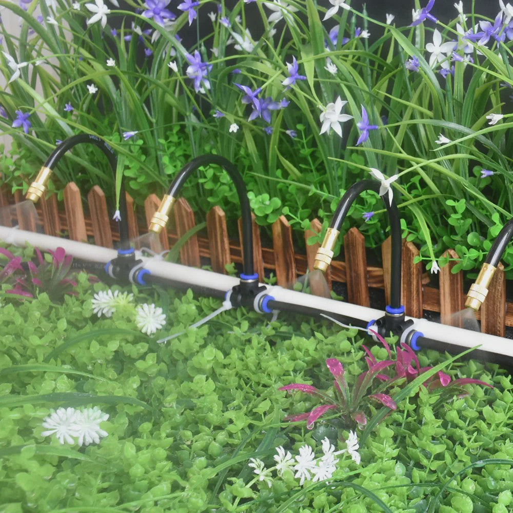 Verstelbare Messing Sproeierset voor Micro Druppelirrigatie - Tuinbesproeiing