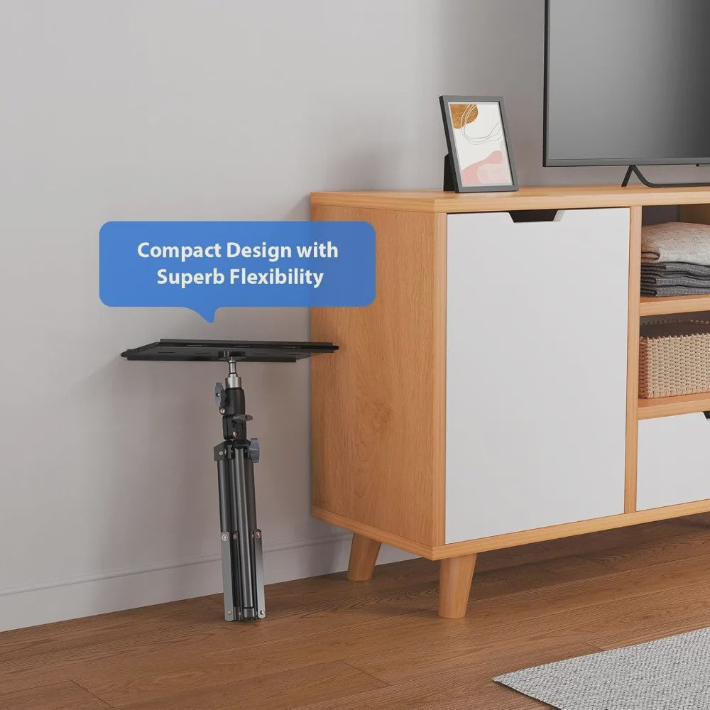 Verstelbare Projector & Laptop Statief Stand (58-160cm) - Draagbaar en Multifunctioneel