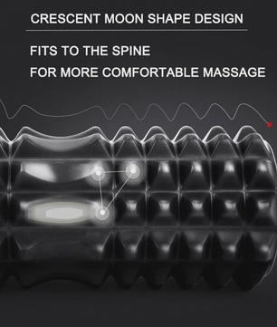 Crescent Foam Roller 45x13cm - Ideaal voor Yoga, Pilates & Spierontspanning