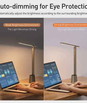 Baseus Slimme LED Bureaulamp met Adaptieve Helderheid en Oogbescherming