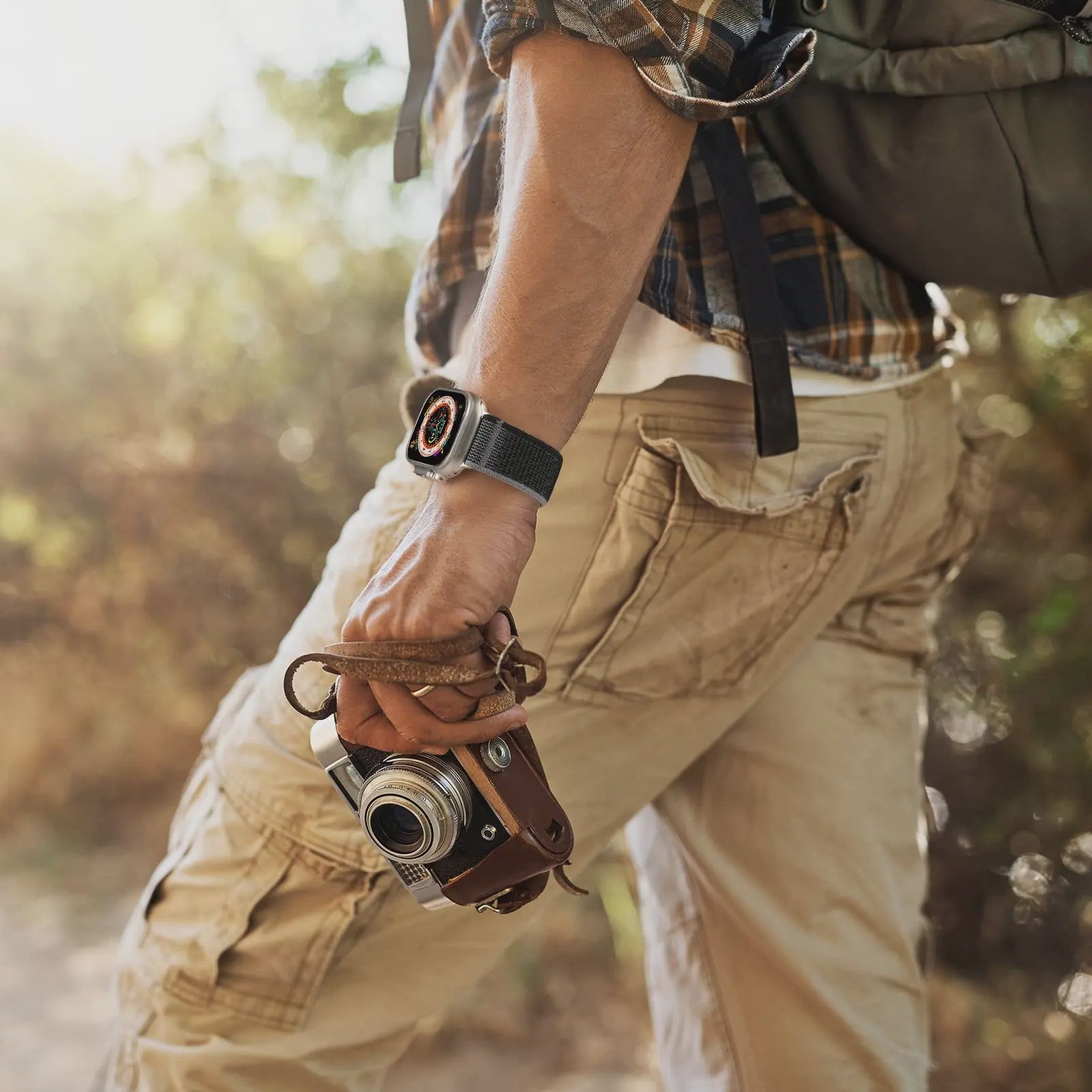 Trail Loop Band voor Apple Watch Ultra, Series 1-11, SE - 40mm t/m 49mm