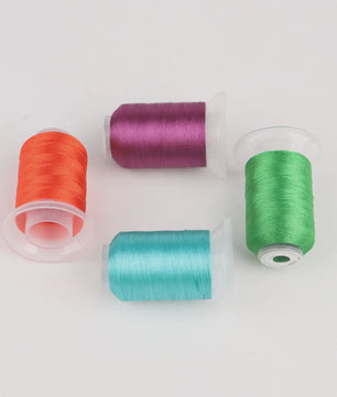80 Kleuren Premium Polyester Borduurzijde Set - 500M Spoelen voor Huisborduurmachines