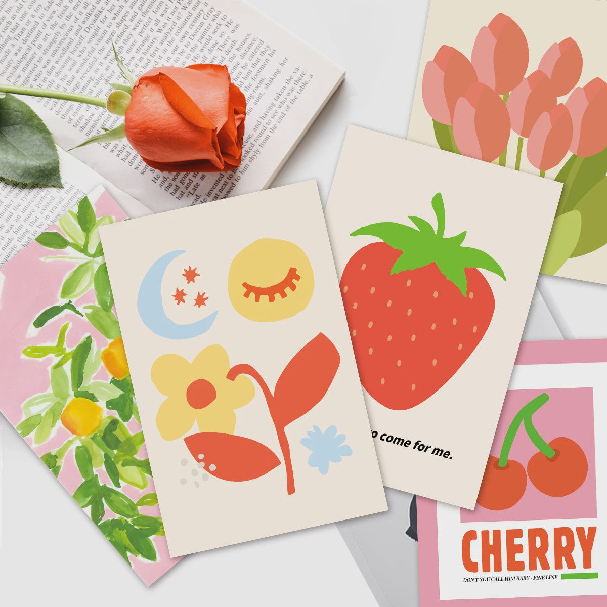 30x Esthetische Collage Posters Set - Trendy Wanddecoratie voor Meisjes & Vrouwen