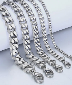 Stijlvolle RVS Cuban Chain Armband voor Heren & Dames - 3-9mm Breed