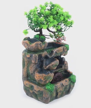 Decoratieve Binnen Waterval Tafel fontein met Kleurveranderende LED Verlichting
