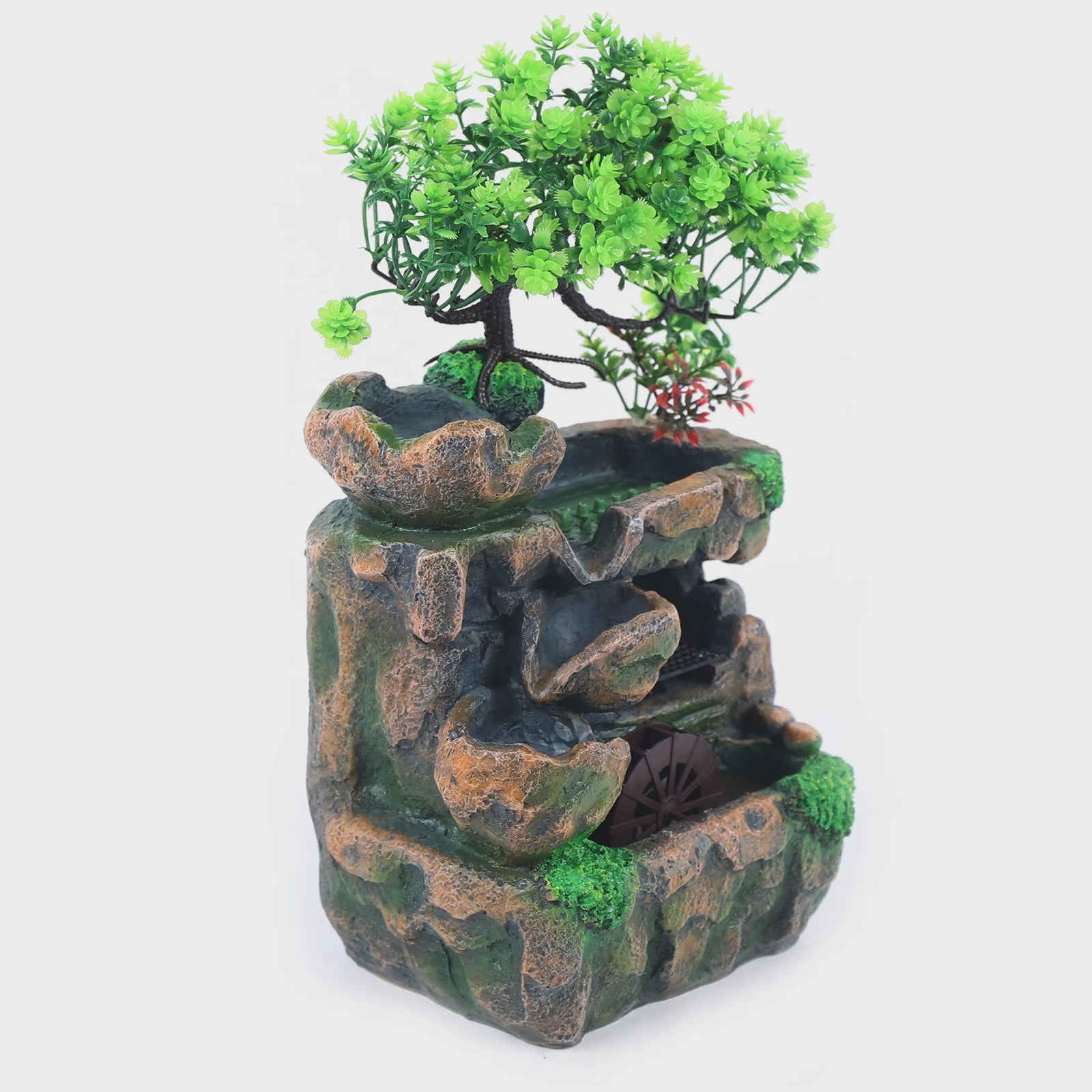 Decoratieve Binnen Waterval Tafel fontein met Kleurveranderende LED Verlichting