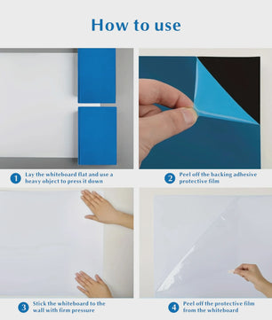 Zelfklevende Magnetische Whiteboard Sticker - Uitwisbaar & Flexibel voor Kantoor en Klaslokaal