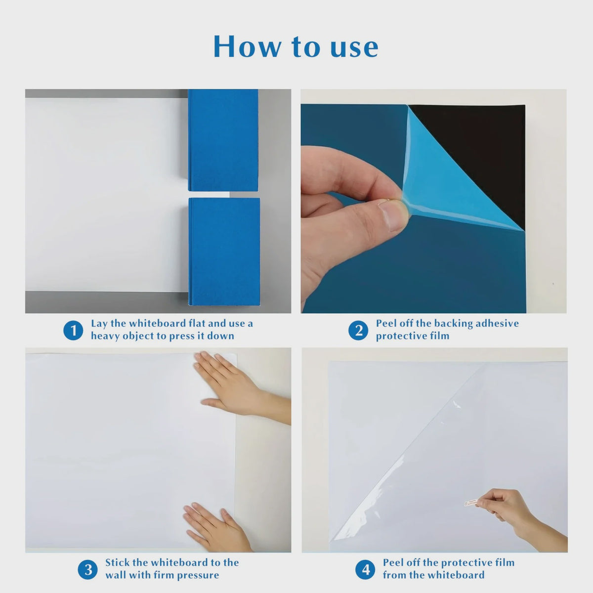 Zelfklevende Magnetische Whiteboard Sticker - Uitwisbaar & Flexibel voor Kantoor en Klaslokaal