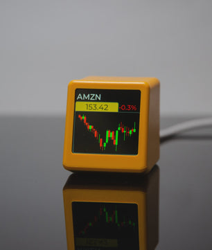 GeekMagic PRO Crypto & Stock Tracker: Real-time Prijzen, Tijd & Weer Display
