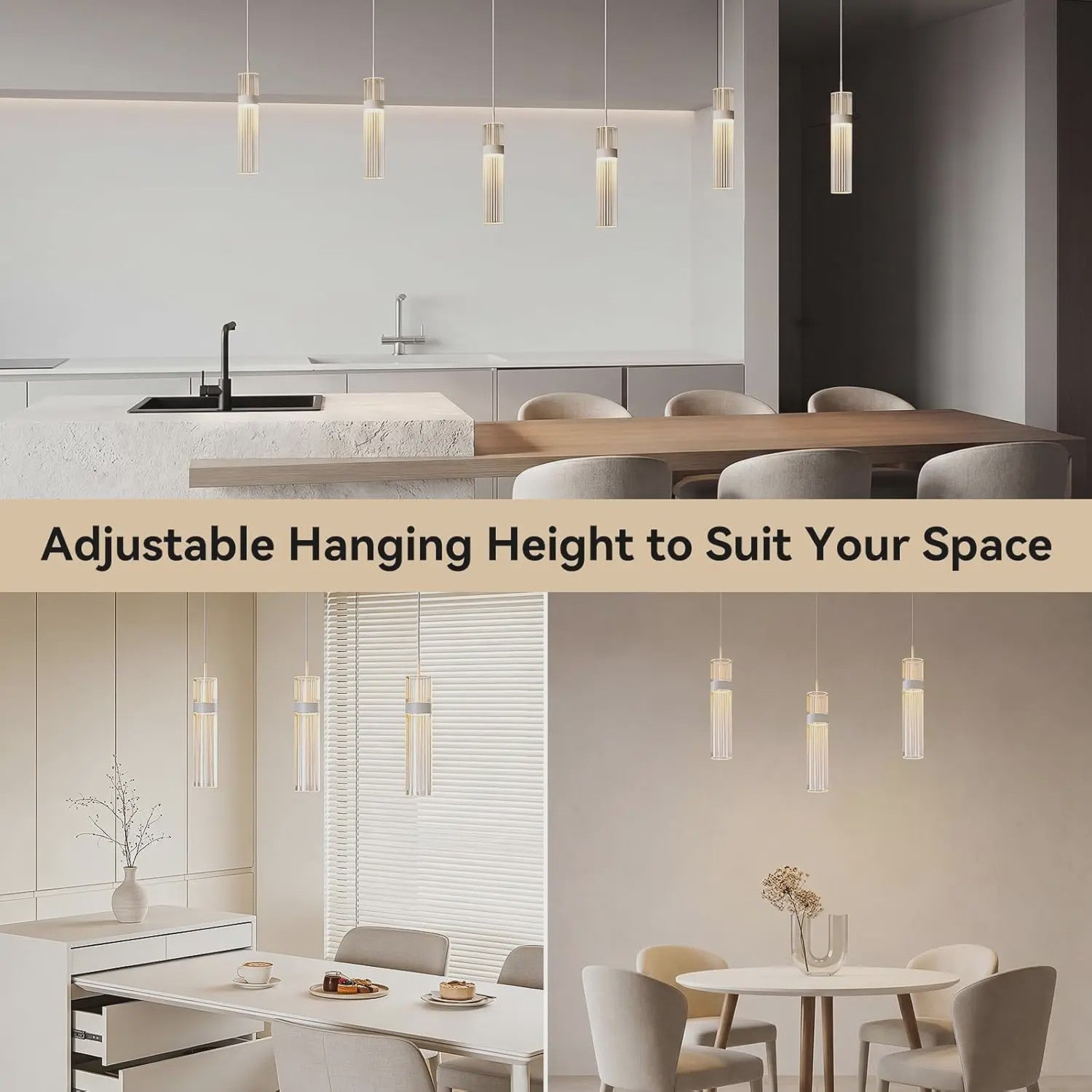 Moderne Hanglamp 3-lichts Cilinder LED - Verstelbaar Licht & Kleurtemperatuur