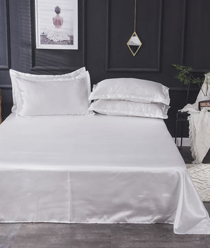 Luxe Satijnen Lakenset - Zacht, Comfortabel en Stijlvol voor Enkele en Tweepersoonsbedden