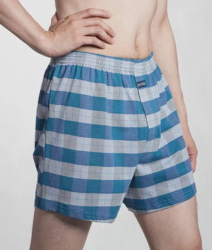 Herens Boxer Shorts van Puur Katoen - Comfortabel & Ruim - Geruit & Effen - Plus Size M-3XL