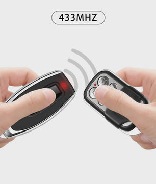 Universele 4-knops 433MHz Afstandsbediening voor Garagedeuren en Poorten - Metalen Drukknoppen