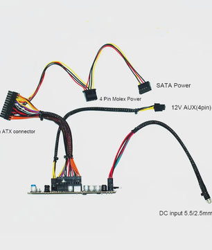 RGEEK 300W DC-DC Pico PSU - Compacte ATX Voeding voor PC & Mining