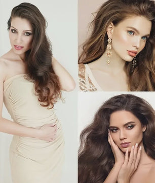 Clip-in Haarverlenging 7 Delig - 55cm Lang Krullend Synthetisch Haar