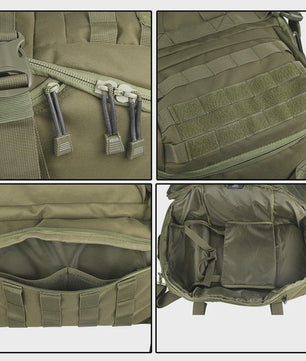 LQARMY Tactische Rugzak 45L/80L - Molle Systeem, Waterafstotend, Ideaal voor Camping, Reizen & Sport