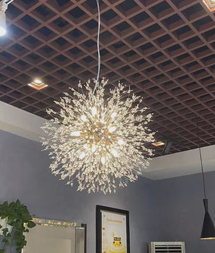 Moderne Bloemvormige LED Hanglamp - Sterrenhemel Effect voor Woonkamer & Eetkamer