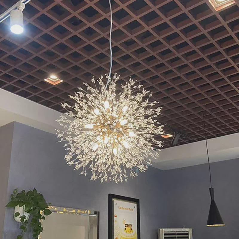 Moderne Bloemvormige LED Hanglamp - Sterrenhemel Effect voor Woonkamer & Eetkamer